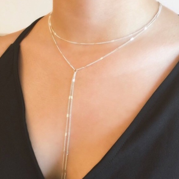 ✨✨Gold Filled Double Strand Y Necklace✨ - Picture 4 of 4